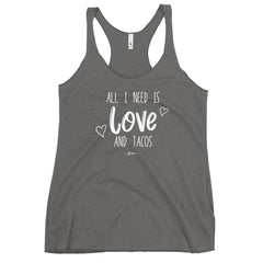 Love and Tacos Racerback Tank