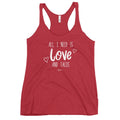 Love and Tacos Racerback Tank - altruesm