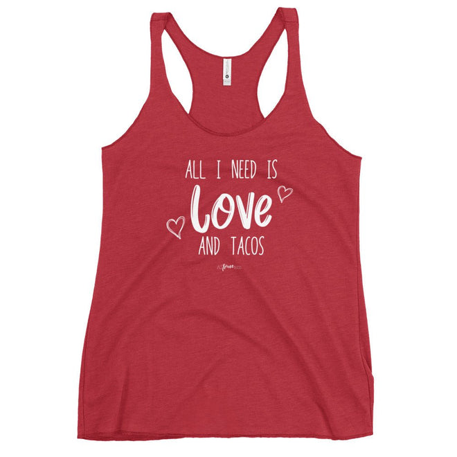 Love and Tacos Racerback Tank - altruesm