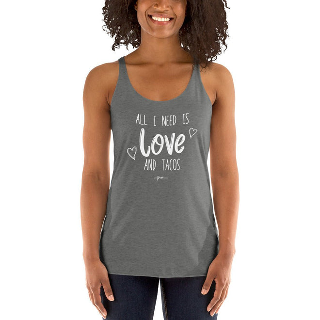 Love and Tacos Racerback Tank - altruesm