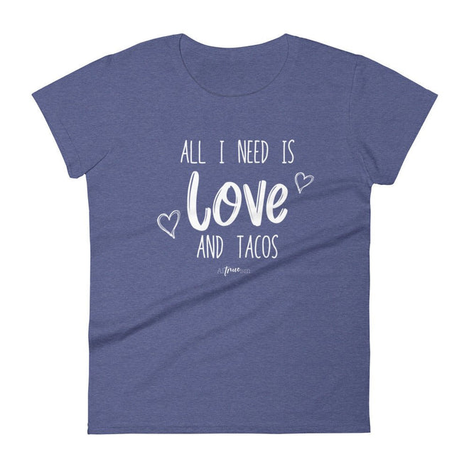 Love and Tacos Short Sleeve T-Shirt - altruesm