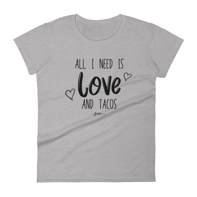 Love and Tacos Short Sleeve T-Shirt - altruesm