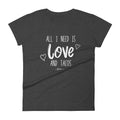 Love and Tacos Short Sleeve T-Shirt - altruesm