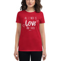 Love and Tacos Short Sleeve T-Shirt - altruesm