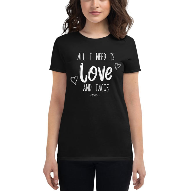 Love and Tacos Short Sleeve T-Shirt - altruesm