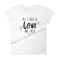 Love and Tacos Short Sleeve T-Shirt - altruesm