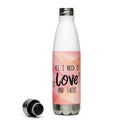 Love and Tacos Stainless Steel Water Bottle - altruesm