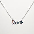 Love Sterling Silver Necklace - altruesm