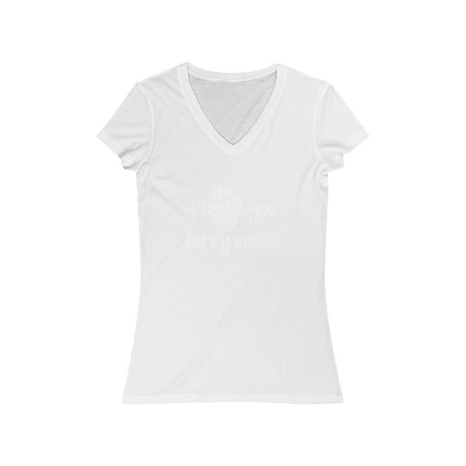 Love You Berry Much Short Sleeve V - Neck Tee - altruesm