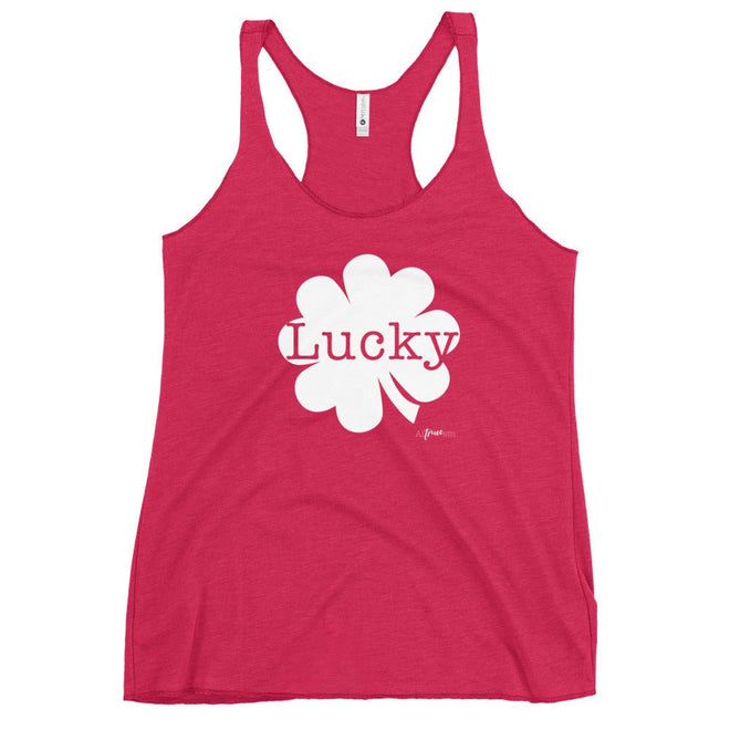 Lucky Clover Racerback Tank - altruesm