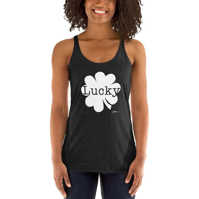 Lucky Clover Racerback Tank - altruesm