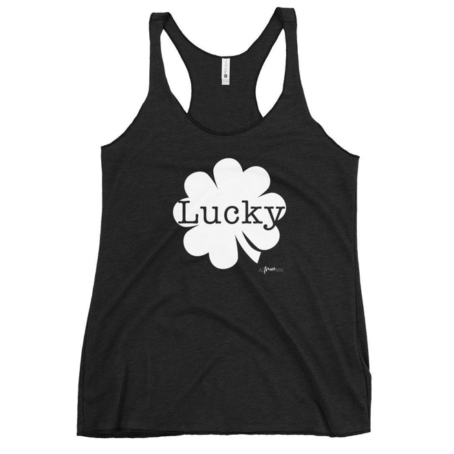 Lucky Clover Racerback Tank - altruesm