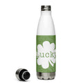 Lucky Clover Stainless Steel Water Bottle - altruesm