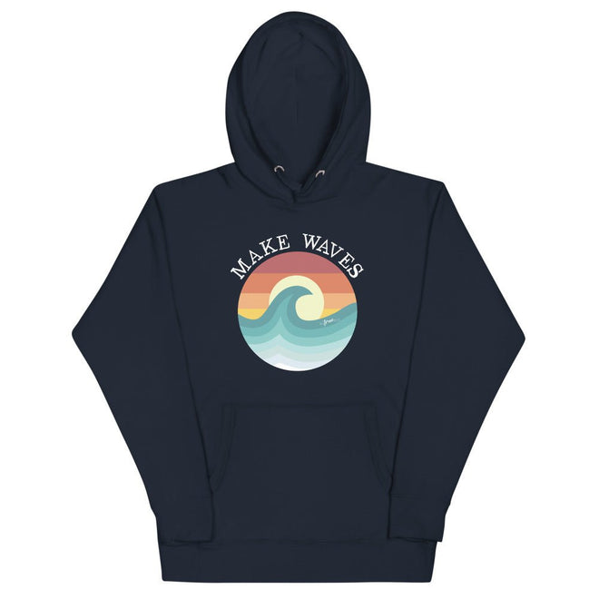 Make Waves Premium Hoodie - altruesm