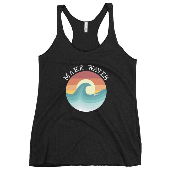 Make Waves Racerback Tank - altruesm