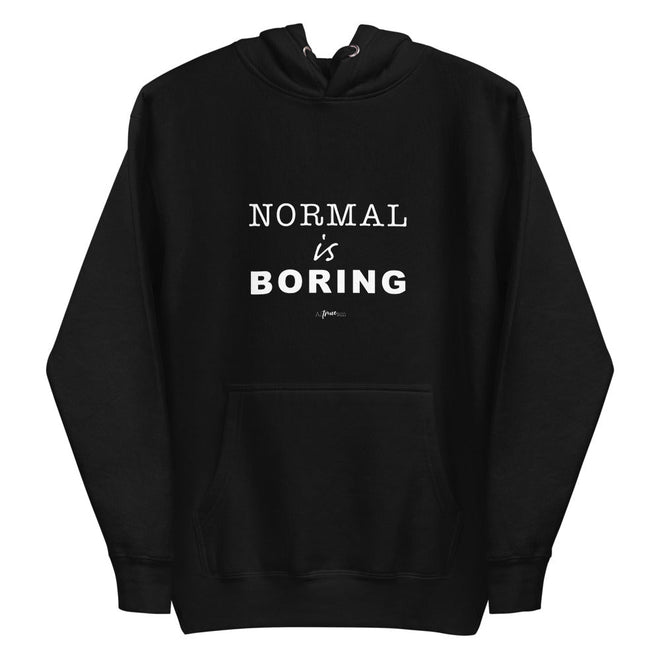 Normal is Boring Premium Hoodie - altruesm