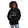 Normal is Boring Premium Hoodie - altruesm