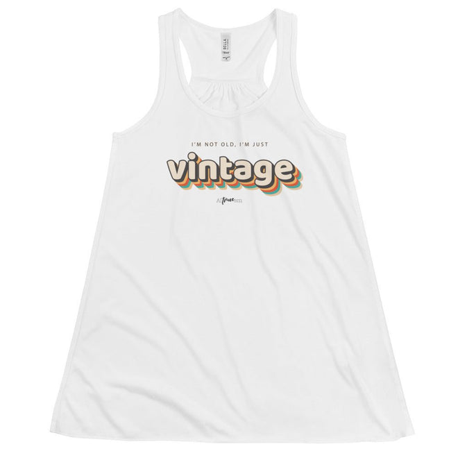 Not Old, Just Vintage Flowy Racerback Tank - altruesm