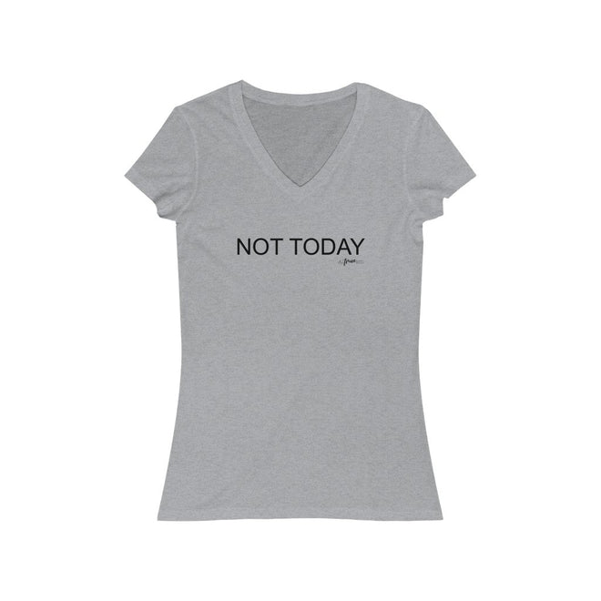 Not Today Short Sleeve V - Neck Tee - altruesm