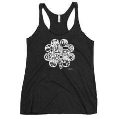 Nurse/Doctor Clover Racerback Tank