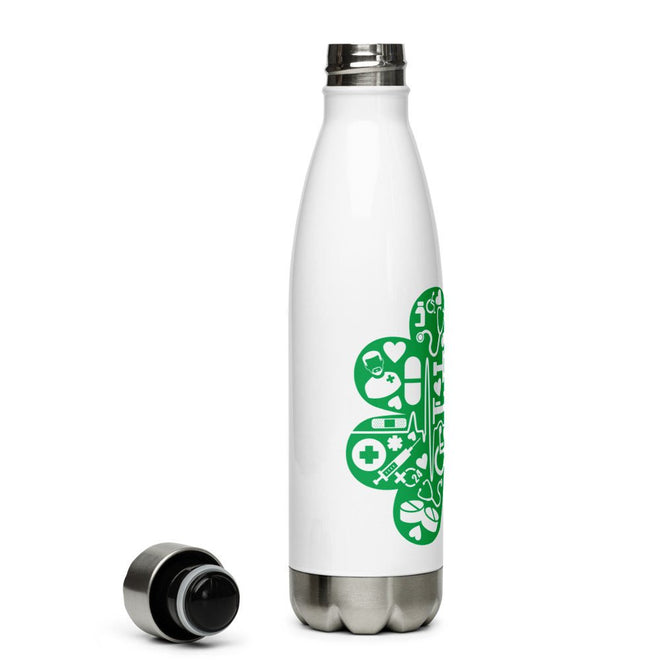 Nurse/Doctor Clover Stainless Steel Water Bottle - altruesm