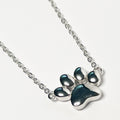 Paw print Sterling Silver Necklace - altruesm