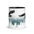 Philadelphia Eagle Over Skyline Mug - altruesm