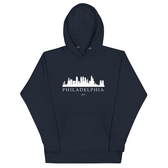 Philadelphia Skyline Premium Hoodie - altruesm