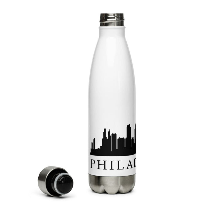 Philadelphia Skyline Stainless Steel Water Bottle - altruesm