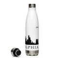 Philadelphia Skyline Stainless Steel Water Bottle - altruesm