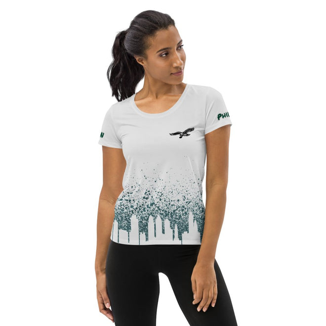 Philly Jawn Skyline Athletic T-shirt - altruesm