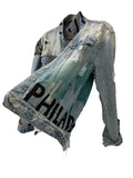 Philly Skyline Jean Jacket - altruesm