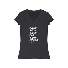 Same Moon Short Sleeve V-Neck Tee