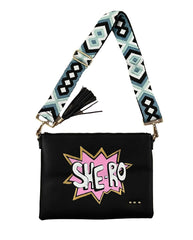 SHE-RO Clutch/Crossbody Bag