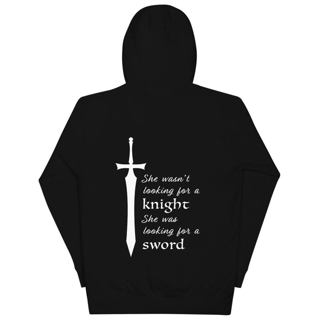 She Was Looking for a Sword Premium Hoodie - altruesm