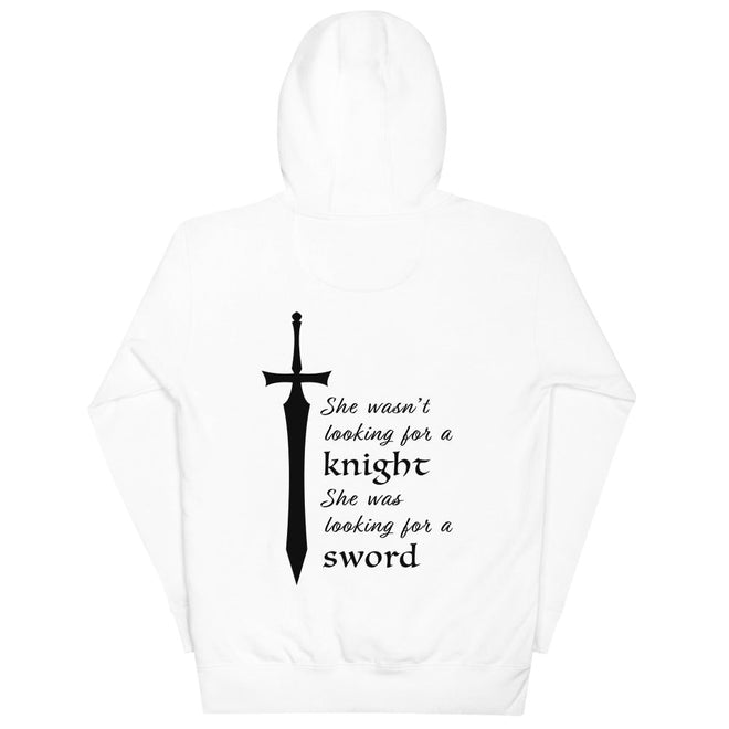 She Was Looking for a Sword Premium Hoodie - altruesm