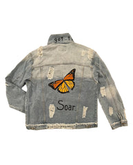 Soar Butterfly Jean Jacket