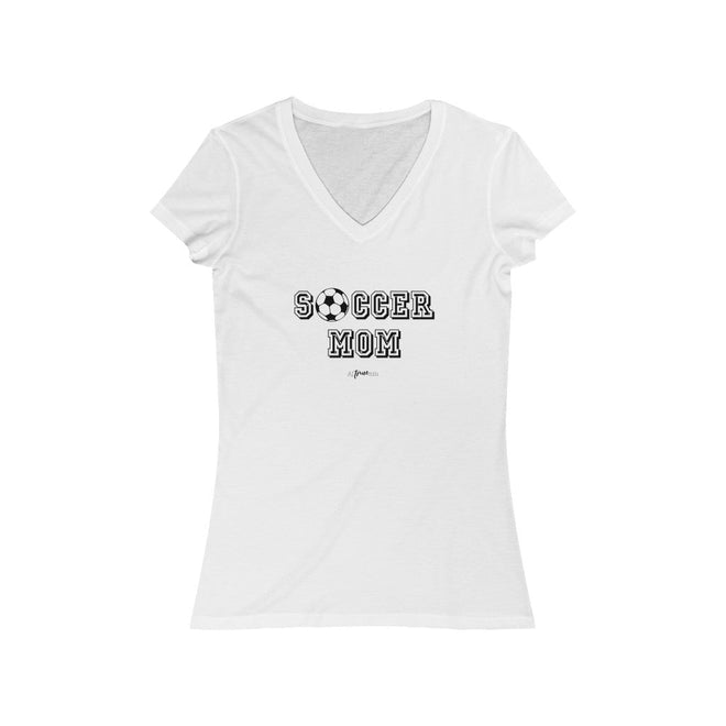 Soccer Mom Short Sleeve V - Neck Tee - altruesm