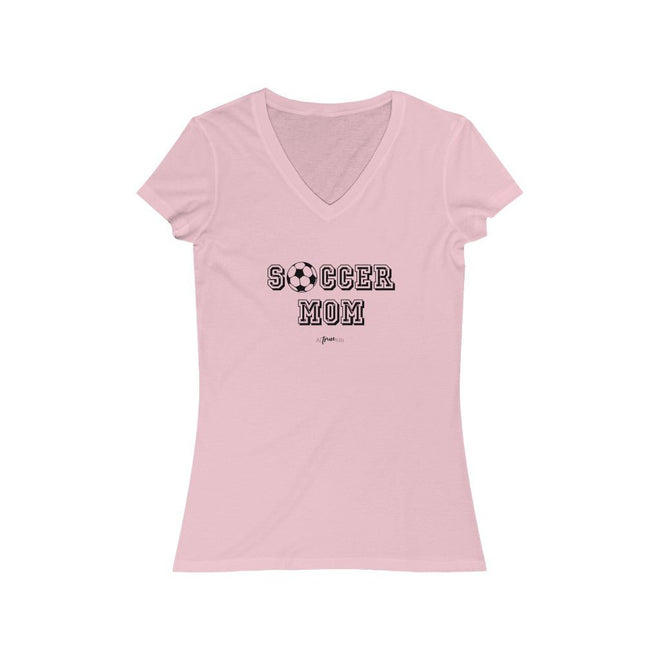 Soccer Mom Short Sleeve V - Neck Tee - altruesm