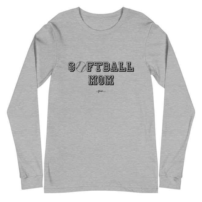 Softball Mom Long Sleeve Tee - altruesm