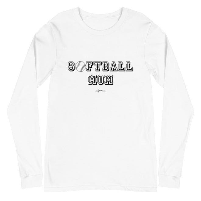 Softball Mom Long Sleeve Tee - altruesm