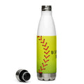 Softball Mom Stainless Steel Water Bottle - altruesm