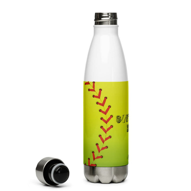 Softball Mom Stainless Steel Water Bottle - altruesm