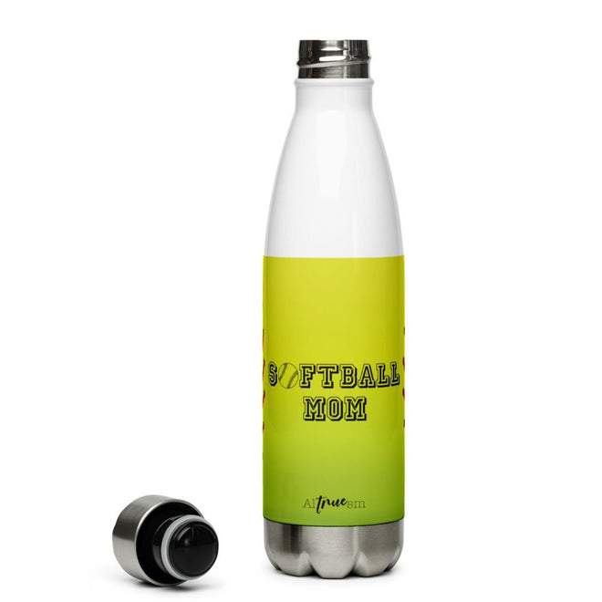 Softball Mom Stainless Steel Water Bottle - altruesm