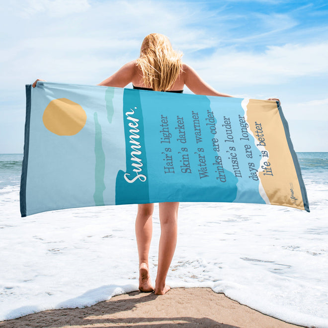 Summer Beach Towel - altruesm