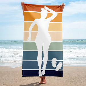 Sunbather Beach Towel - altruesm