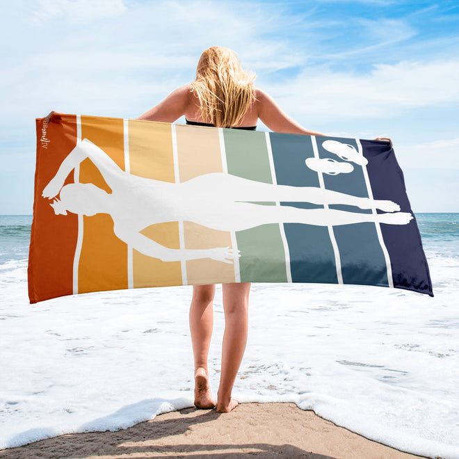 Sunbather Beach Towel - altruesm