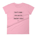 Teacher Voice Short Sleeve T-Shirt - altruesm