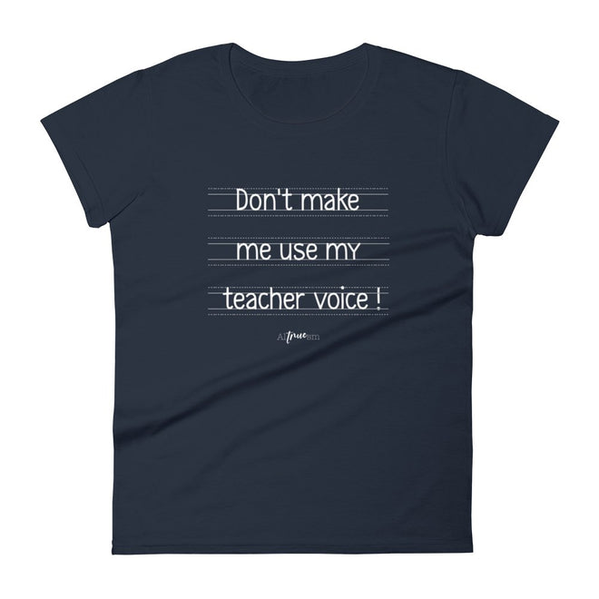 Teacher Voice Short Sleeve T-Shirt - altruesm