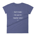 Teacher Voice Short Sleeve T-Shirt - altruesm